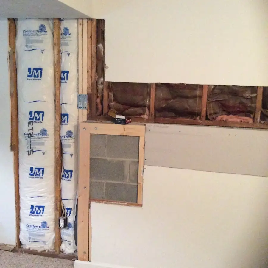 Wall insulation replacement during Odor Removal & Deodorization in Lake Lorraine